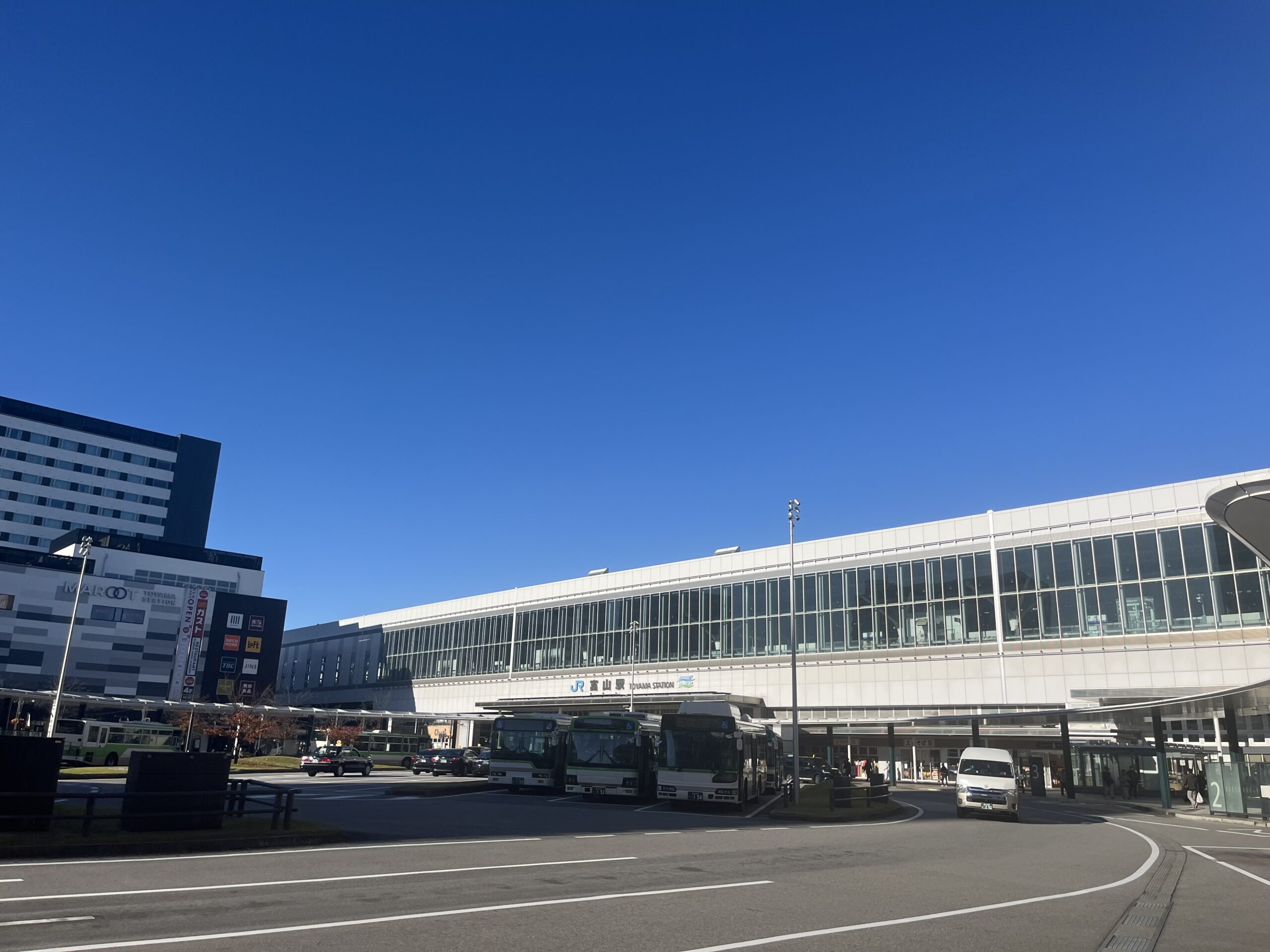 富山出張でした