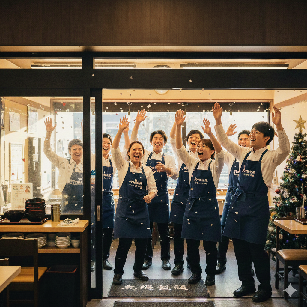 丸亀製麺がファミリーナイト