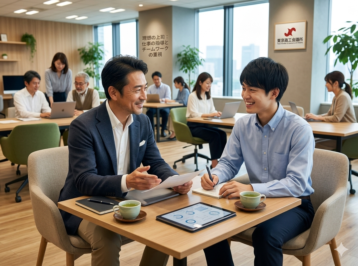 理想だと思う上司は何を大事にするか