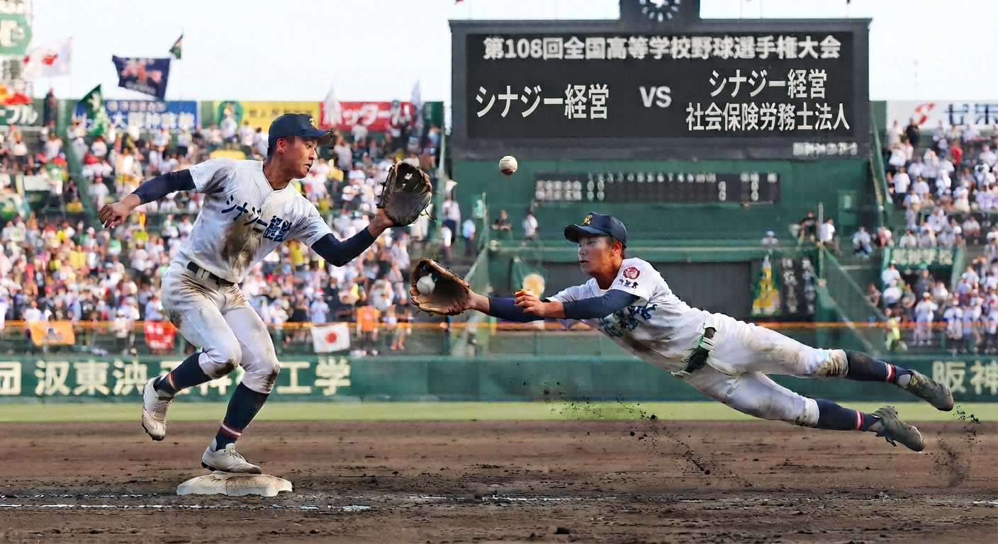 夏の甲子園ベスト4決定　仕事でも守備を鍛える